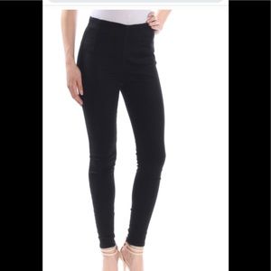Free People high-waist jeggings sz 25w black ankle